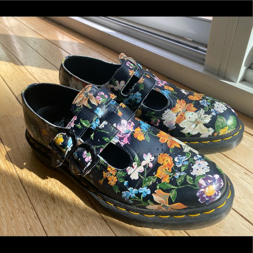 Dr. Martens Floral Mary Janes
